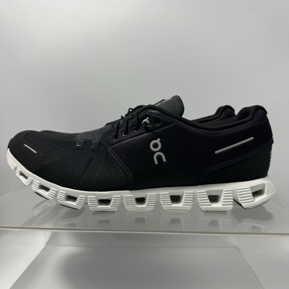 Brand New On Cloud 5 Black White 59.98919 Running Shoes Sneakers Men's Size 14
